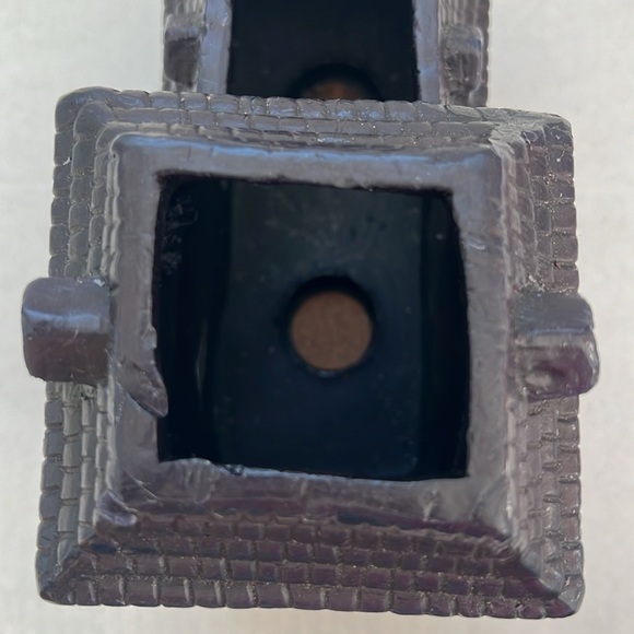 Vintage Pottery Barn Vintage Wax Haunted House Votive Candle Holder Halloween - Picture 13 of 17